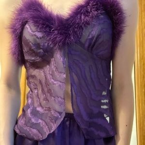 Matching Purple Lingerie Set